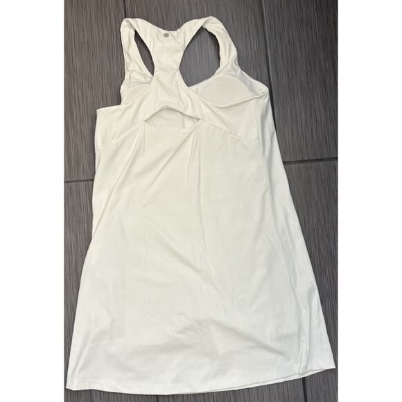 Calia Womens Energize Exercise Dress White Sleeveless Solid WAX15035 Medium - Picture 3 of 6
